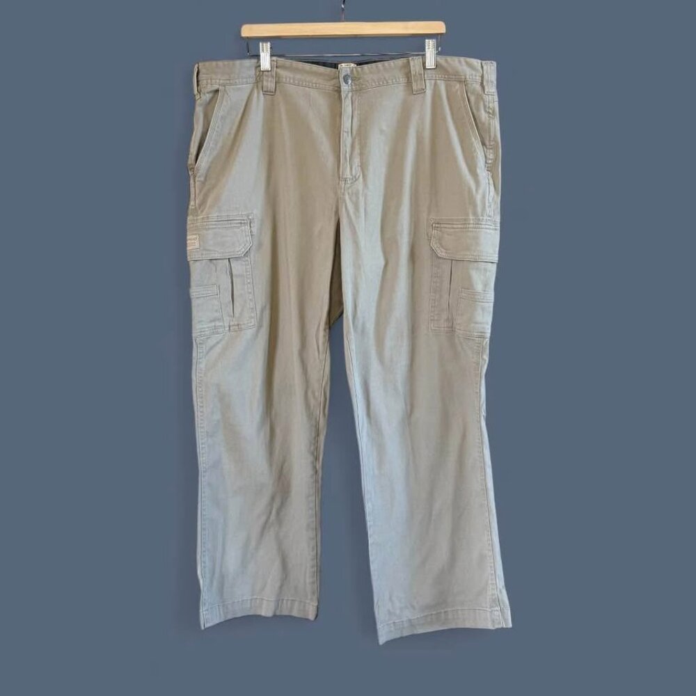 Men’s Redhead Brand Khaki Cotton Blend Cargo‎ Pants-Size 42 x 30